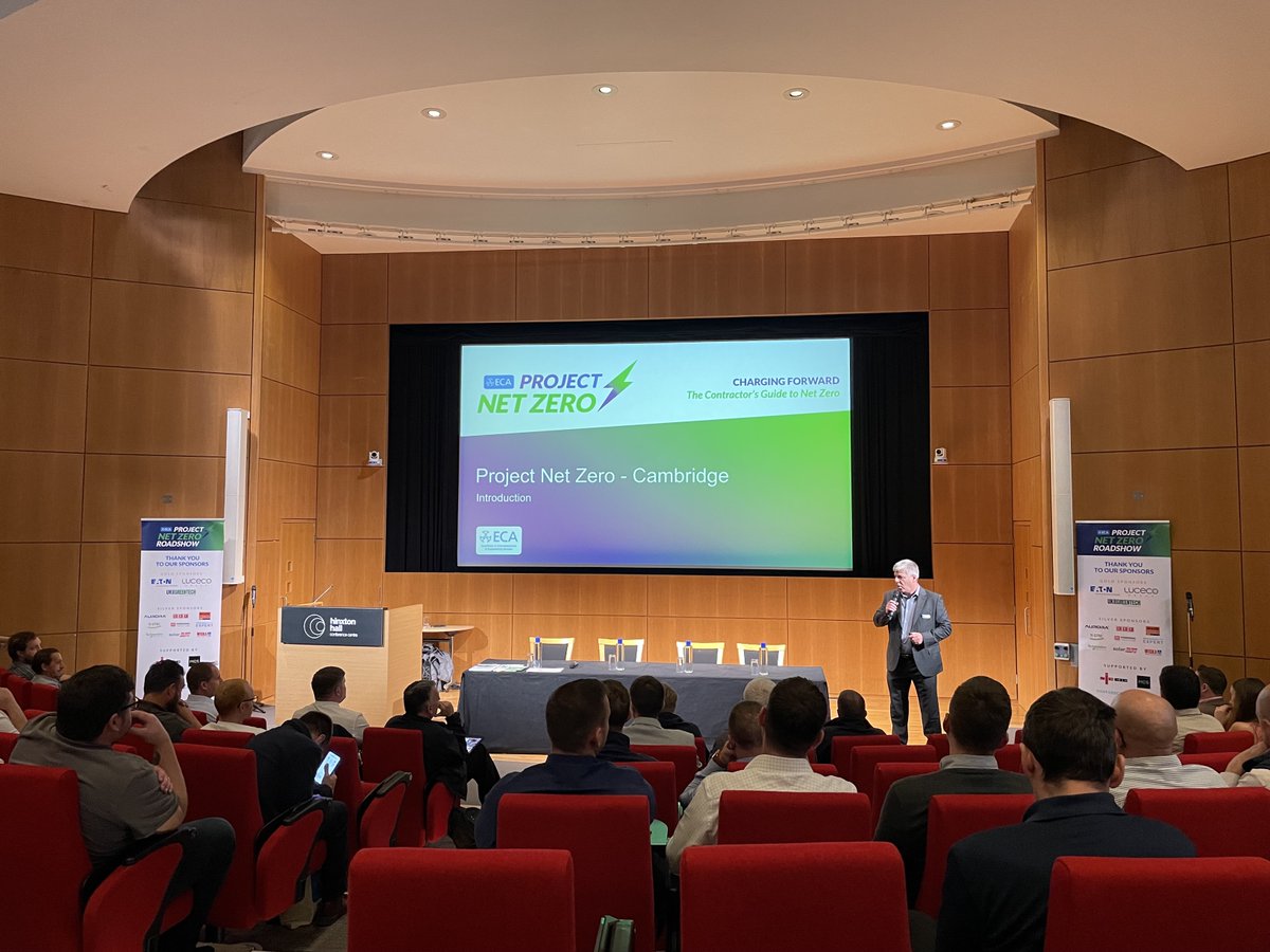 ECALive's tweet photo. Today's ECA Project Net Zero Roadshow is in Cambridge π
Want to know what happens at one of our Roadshows?
Watch our video π» https://t.co/6K9cp5gOjJ
Join one of our future roadshows!
Sign up free π https://t.co/FcLzbbdE2W
#NetZero #ProjectNetZero #LowCarbon https://t.co/DFgnyfTYYC