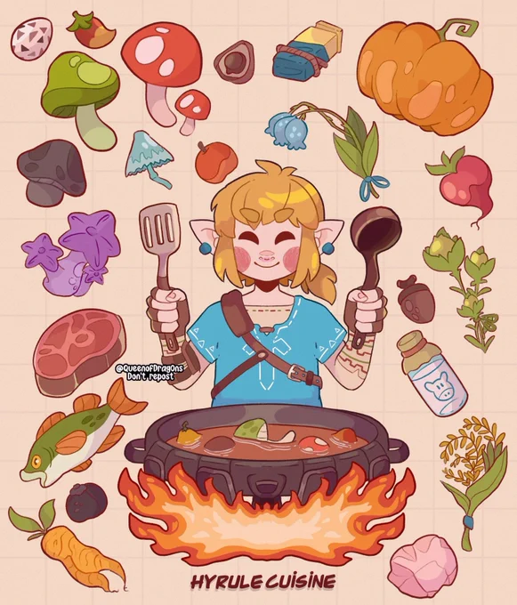 Can I have my Zelda art shared as a birthday gift? 