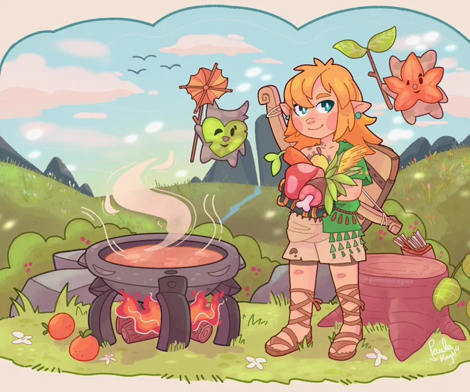 Can I have my Zelda art shared as a birthday gift? 