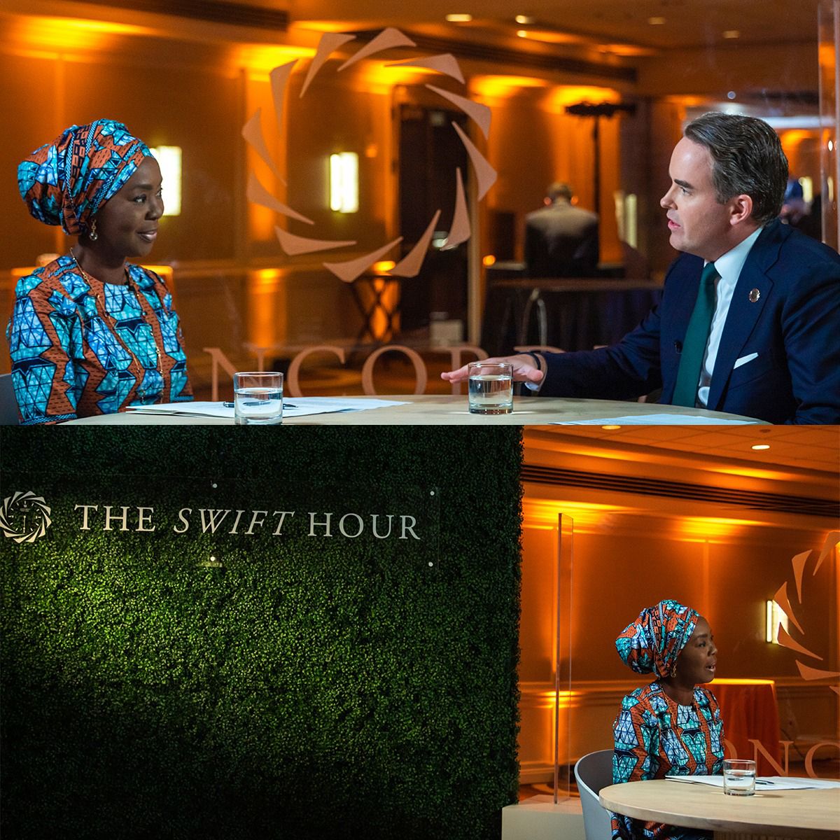 AfricaREACH1's tweet image. Africa REACH Leadership Council Member H.E. Toyin on The Swift Hour, highlighting maternal and newborn health, a significant key intervention area for Africa REACH as it fits into our improved #PMTCT advocacy targets. #ConcordiaSummit #Concordia2023 #AfricaREACH #EndAIDS2025