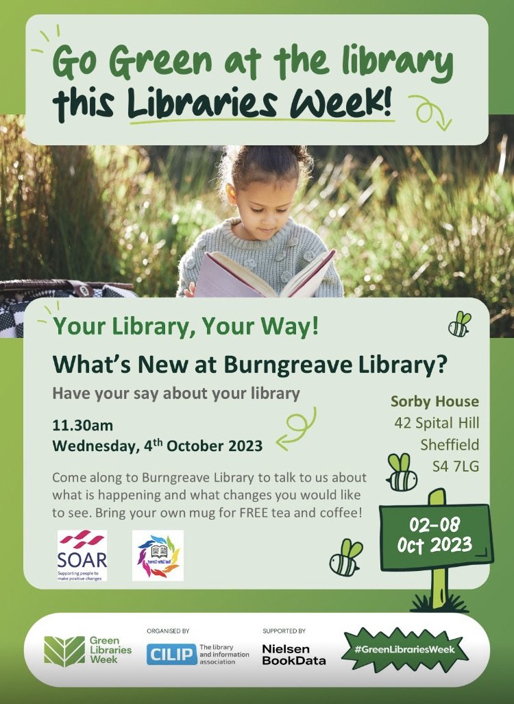 #Librariesweek #librariesforall Find out what's new at #Burngreave Library. Why not go along tomorrow