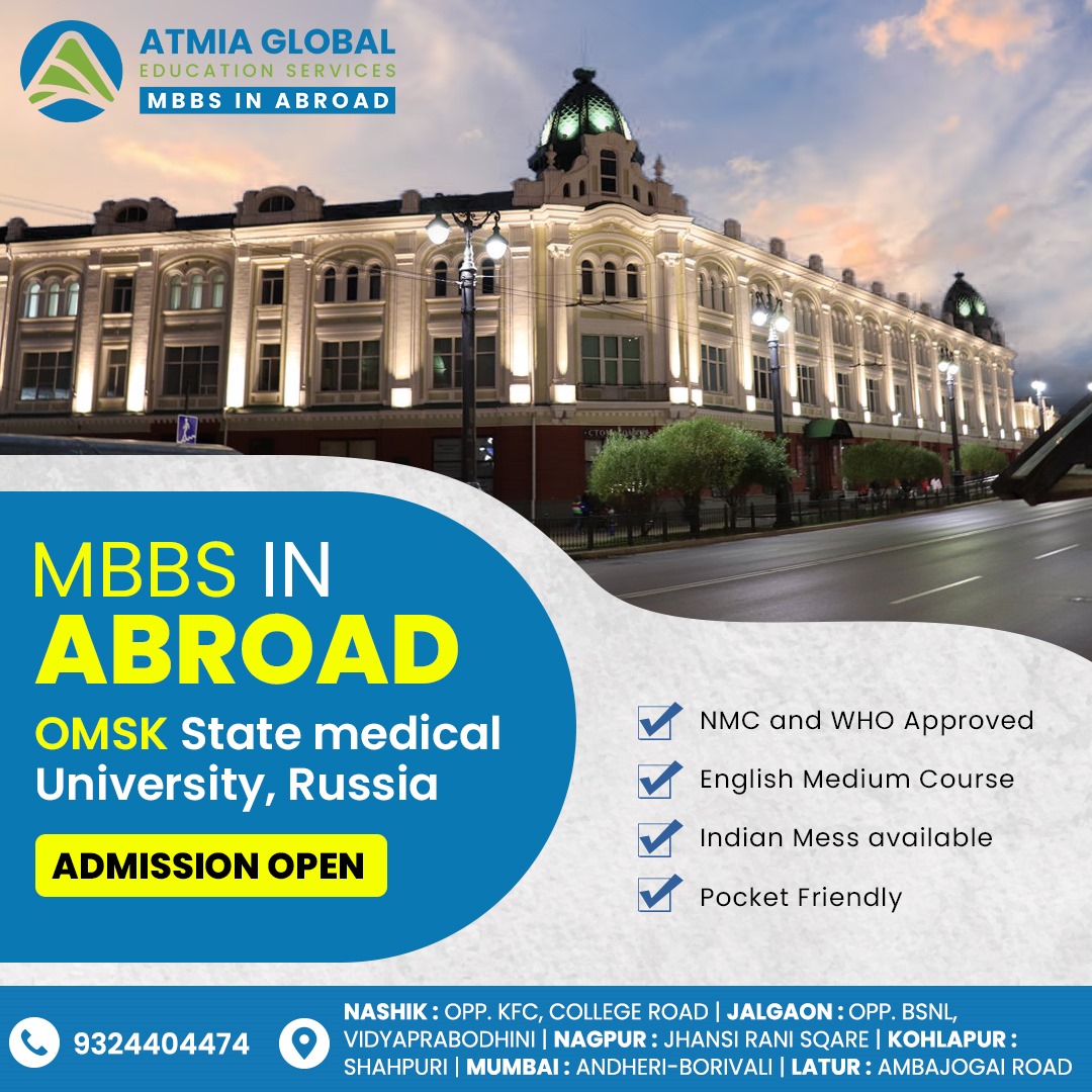 Are you aspiring to study medicine abroad? Look no further! Omsk State Medical University in Russia welcomes you to a world of exceptional medical education. 
#StudyMBBSinRussia #russiambbs #russiambbsadmission #mbbsrussia #mbbsrussiaadmission #MBBSRussia #mbbsrussiaconsultant