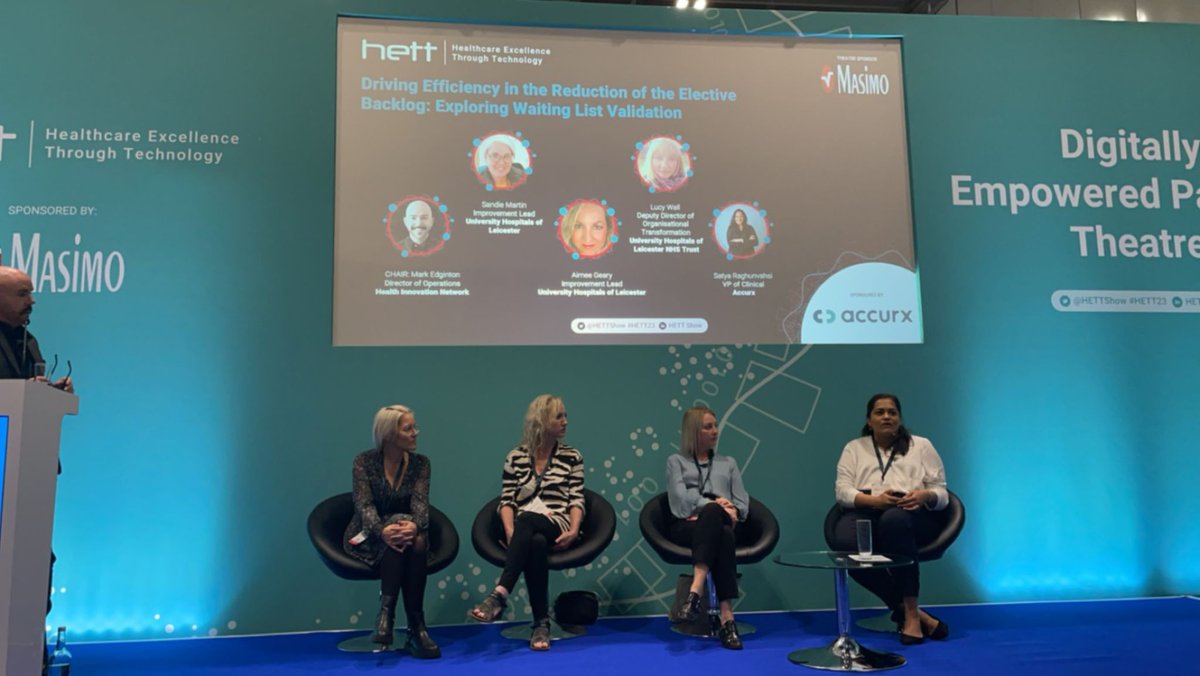 Accurx (@accurx) on Twitter photo Fantastic #HETT23 panel session with the <a href="/uhl_outpatients/">UHLOutpatientsTransformation</a> team on using waiting list validation to address the #electivebacklog. 🙌
Catch <a href="/jacobnhaddad/">Jacob Haddad</a> & our VP of Clinical, Dr. <a href="/miku_satya/">Satya Raghuvanshi</a> at 📍H21 now to chat about how our digital solutions can support your trust this winter. Fantastic #HETT23 panel session with the <a href="/uhl_outpatients/">UHLOutpatientsTransformation</a> team on using waiting list validation to address the #electivebacklog. 🙌
Catch <a href="/jacobnhaddad/">Jacob Haddad</a> & our VP of Clinical, Dr. <a href="/miku_satya/">Satya Raghuvanshi</a> at 📍H21 now to chat about how our digital solutions can support your trust this winter.