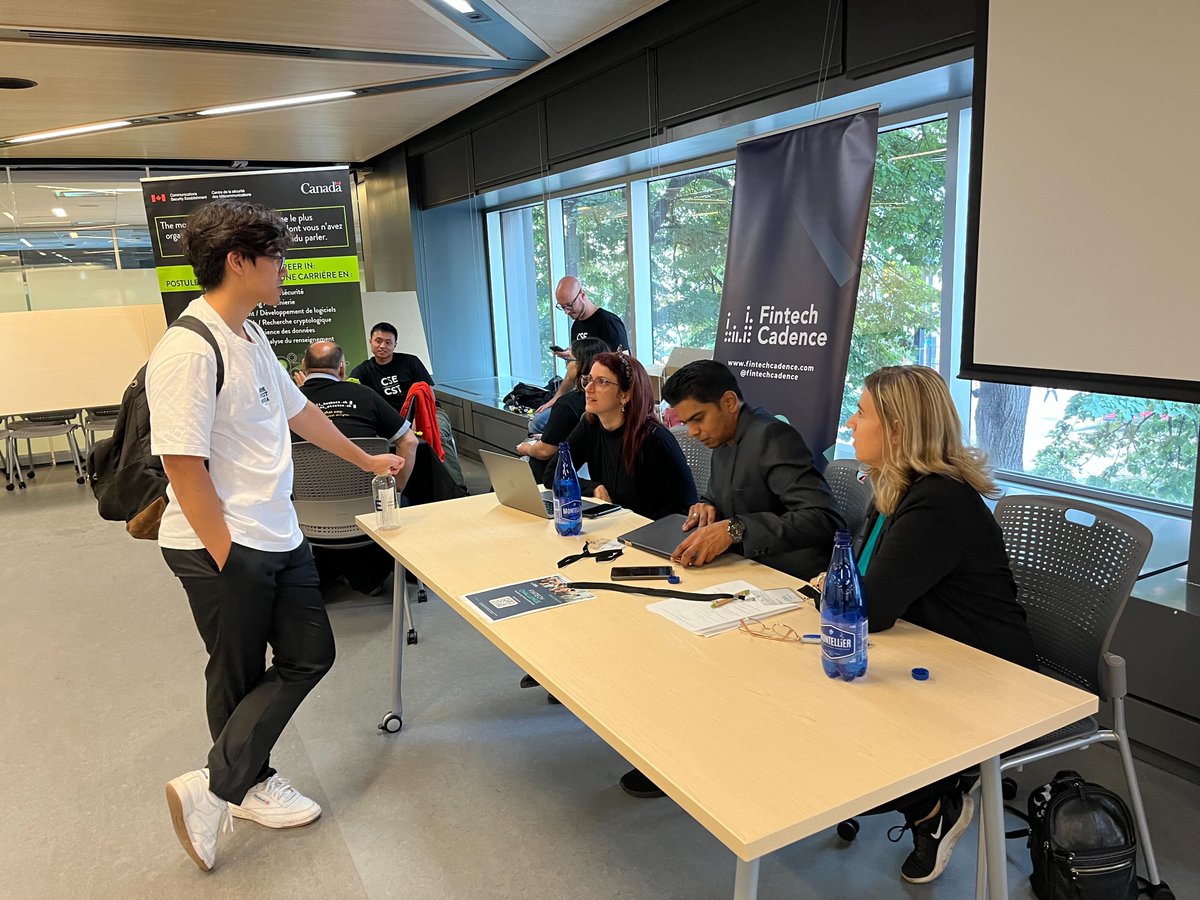 Fintech Cadence (@fintechcadence) on Twitter photo Last night our team participated in a wonderful recruitment session held by DTECH <a href="/mcgillu/">McGill University</a> in Montreal!
If you are a university student looking to learn more about #fintech in #Canada make sure to reach out! Last night our team participated in a wonderful recruitment session held by DTECH <a href="/mcgillu/">McGill University</a> in Montreal!
If you are a university student looking to learn more about #fintech in #Canada make sure to reach out!