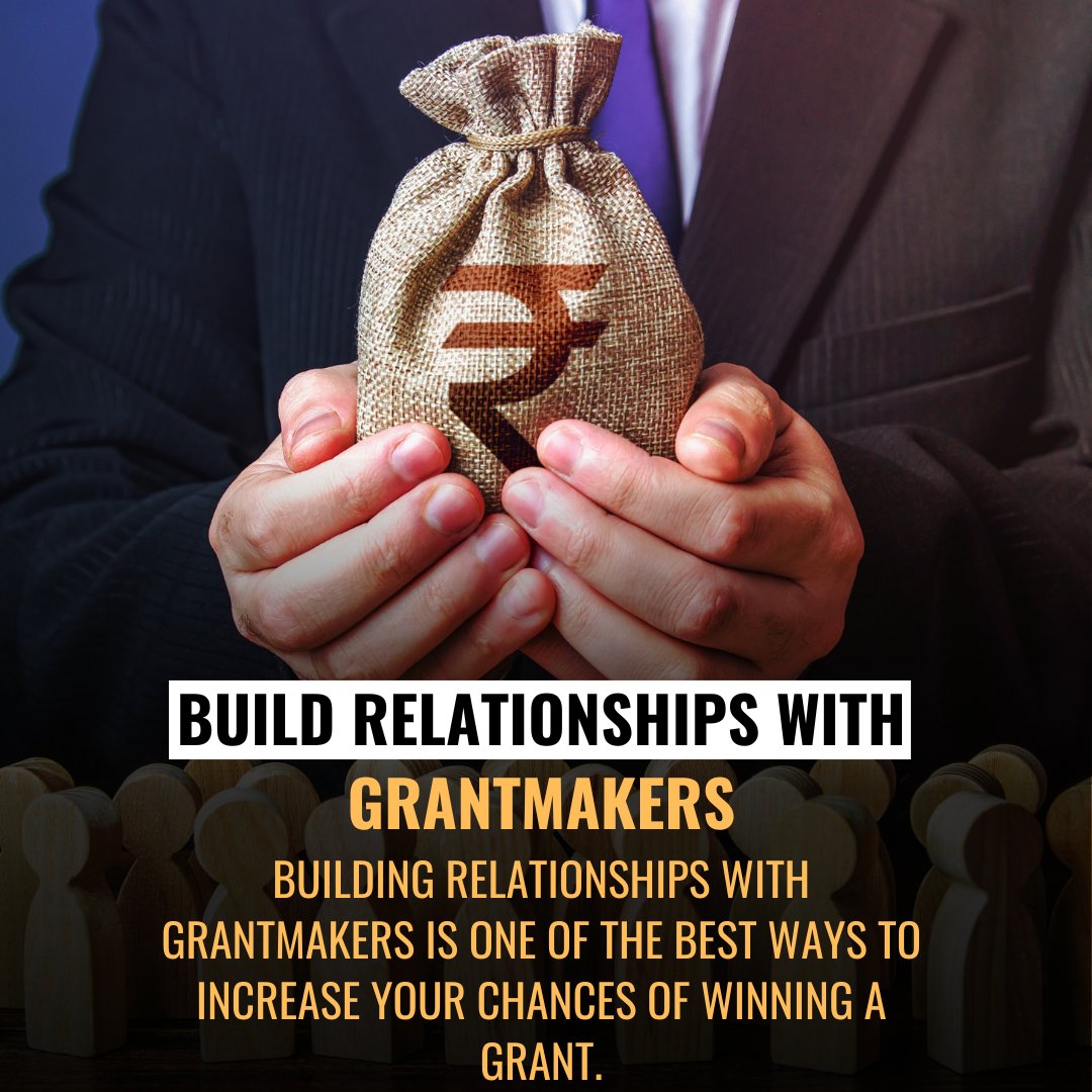 thegrantsdoctor's tweet image. Building relationships with grantmakers takes time and effort, but it's worth it. #grantwriting #granttips #grantproposal #nonprofit #smallbusiness #funding