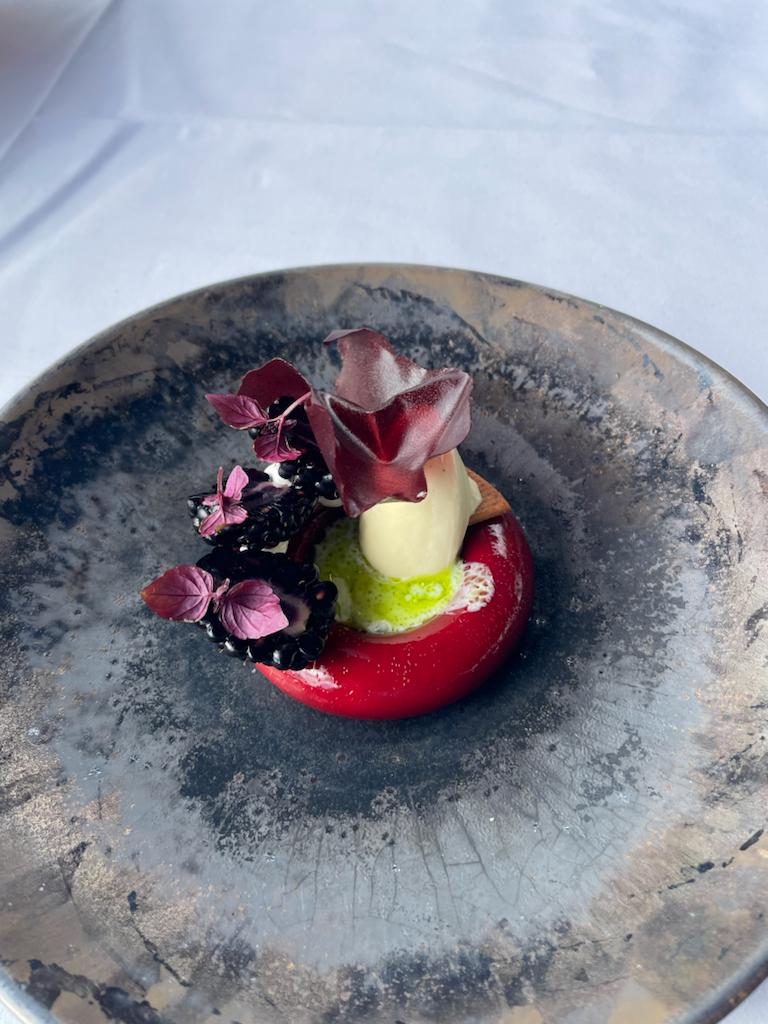 De fijne aciditeit van de mousseline bij de gegrilde tarbot, het roomijs dat is verrijkt met shiso om het bramendessert expressie bij te brengen: de gevoeligheid van <a href="/arjanbisschop/">arjanbisschop</a> brengt het bord tot leven! 

#DeHeerenvanHarinxma #Beetsterzwaag #MICHELINStar