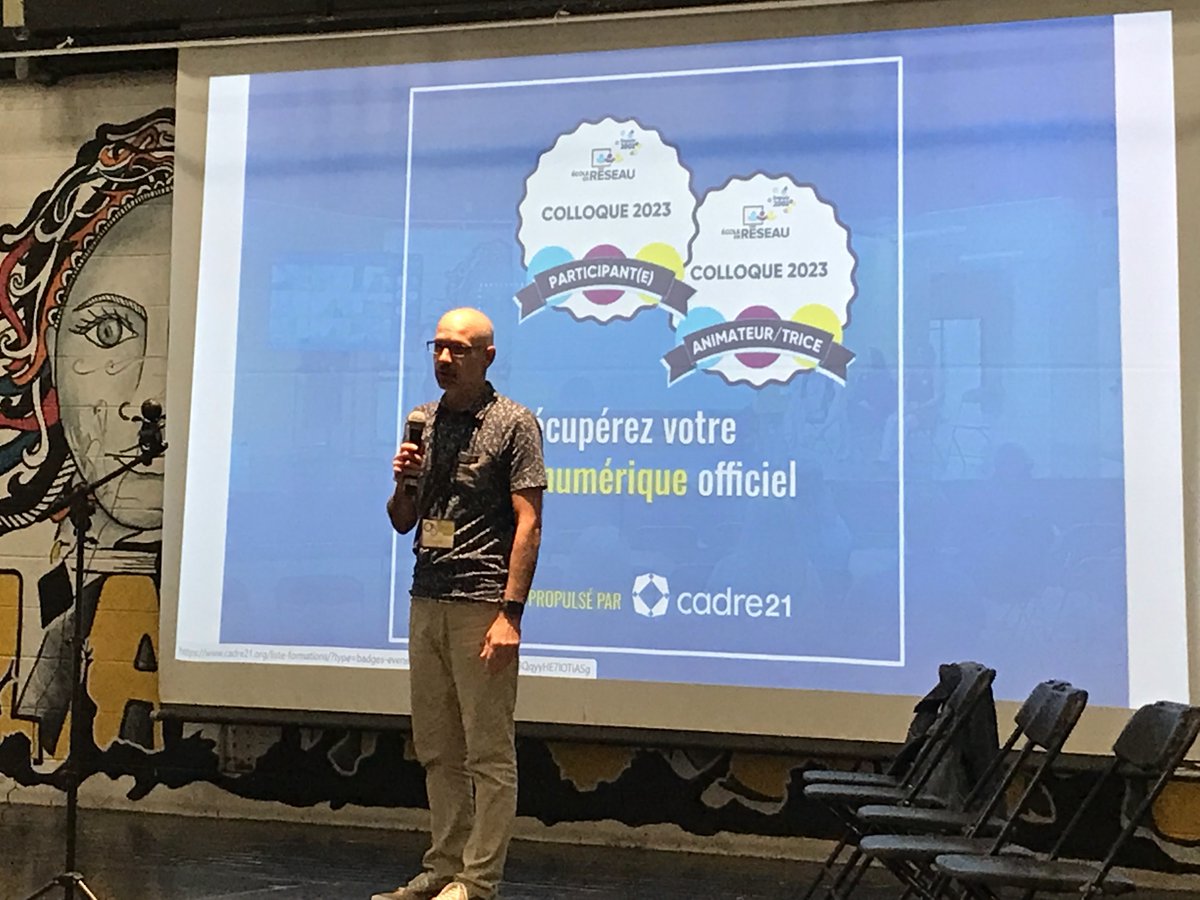 ecoleenreseau's tweet image. Animateur ou participant au Colloque 2023 de l&apos;ÉER?
N&apos;oubliez pas de récupérer votre badge mis en place grâce à notre partenariat avec @LeCADRE21  cadre21.org/liste-formatio……
#DevProf #EduQc #dpcontinu #formationcontinue