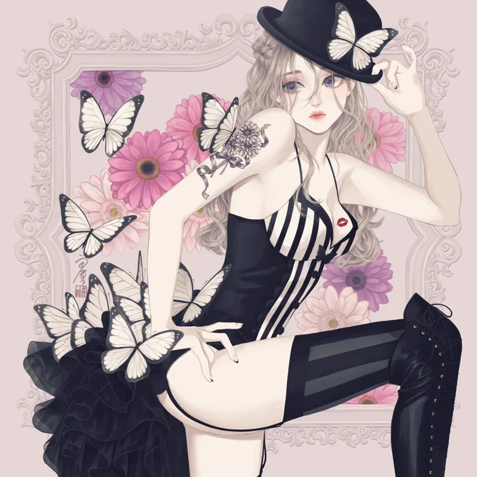 #芸術の秋ということで作品あげてるアカウントフォローしませんかなにとぞ 
