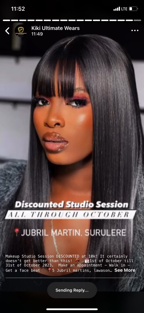 MaureenRoxy's tweet photo. Makeup Studio Session DISCOUNTED at 10k! It certainly doesn't get better than this! 💃🏼 📆1st of October till 31st of October 2023. Make an appointment - Walk in - Get a face beat… 📍5 Jubril martins, lawason surulere, suite 8. I cant wait to meet you 🤍#muainlagos #softglam https://t.co/TMlkqHX0CD