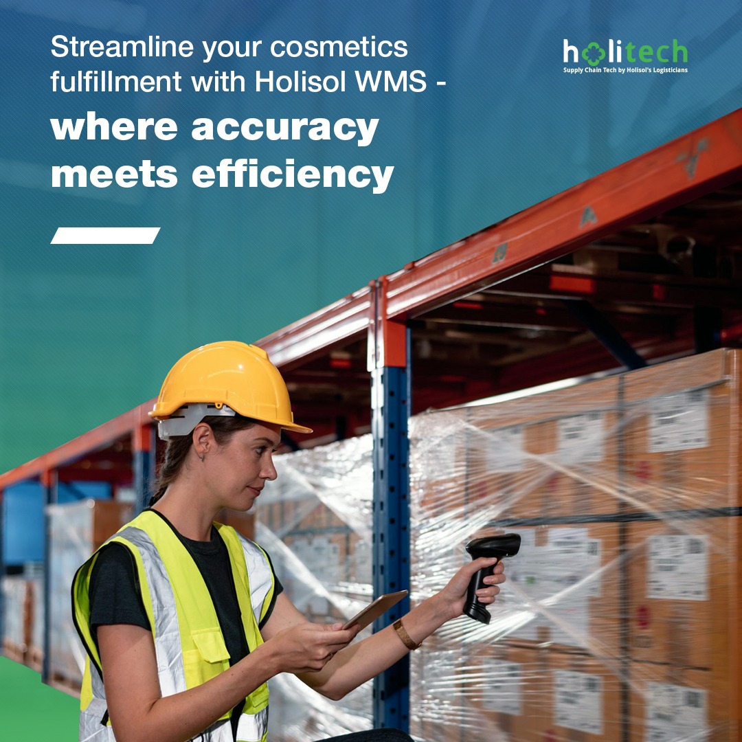 Tired of manual inventory and order tracking for your cosmetics business?  Say farewell to the headaches of inaccurate stock counts and delayed order fulfillment! With Holisol WMS, you can streamline your operations and boost your efficiency. contech@holisollogistics.com #wms
