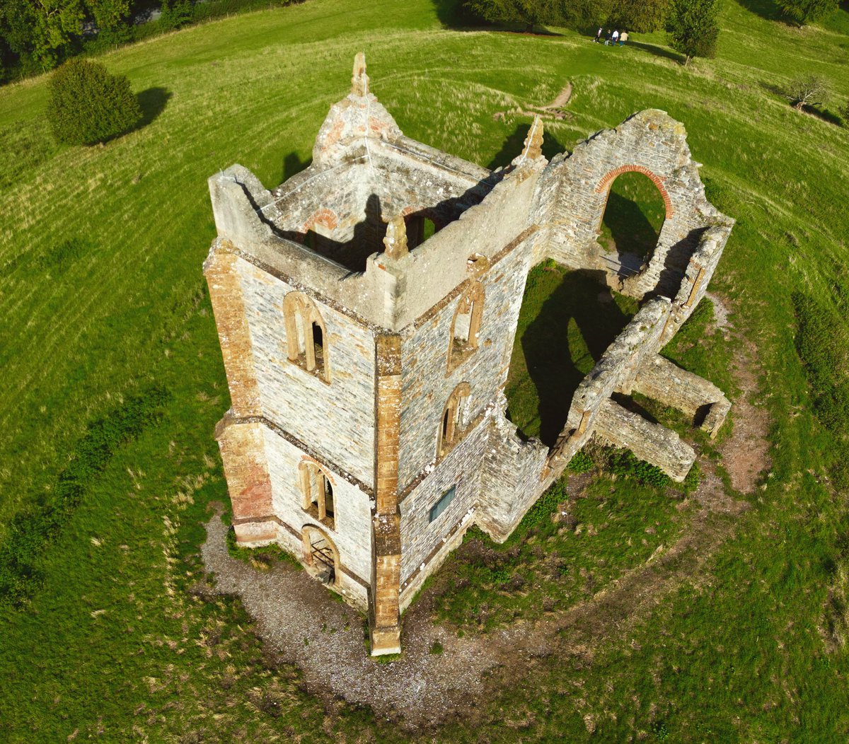 JeremyDragonfly's tweet photo. Church tower @ Burrow Mump #September2023 #somerset #somersetlevels #dji #aerial #above #mump #burrowmump #church #curchtower #relic #History #rpas #uav #drone #photogrammetry #ecolgy https://t.co/kla6YPV3K7