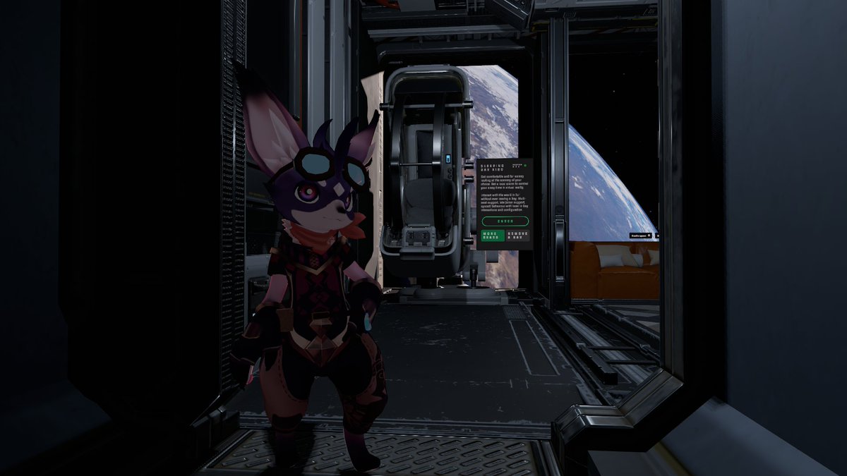 tom_vrchat's tweet photo. - ワールド探訪記 -
Universal˸ Big Picture
https://t.co/PQ4JlaBpbd

未来感ある宇宙船。睡眠用シートがあって着座するとグルッと回る動きがカッコイイ。外にはすごく高画質な惑星が見える。美しい宇宙を眺めながら睡眠したりのんびりしたりできるワールド。Quest対応あり。 https://t.co/rq15G0lrS5