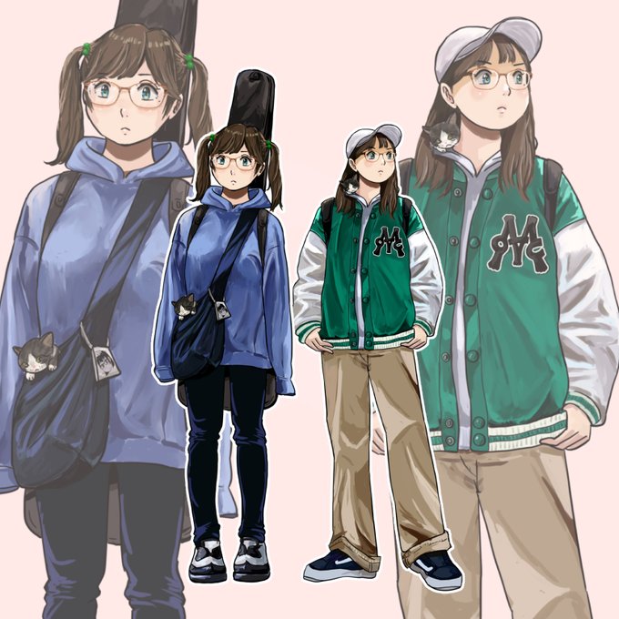 #今月描いたイラストを晒そう 
ファッションイラスト描くのは好きなのですが、如何せんファッションセンスが…😱 