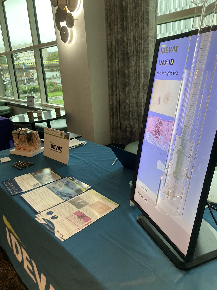 Attending the #17thvaccinecongress in Glasgow. Drop by the @idevax booth!