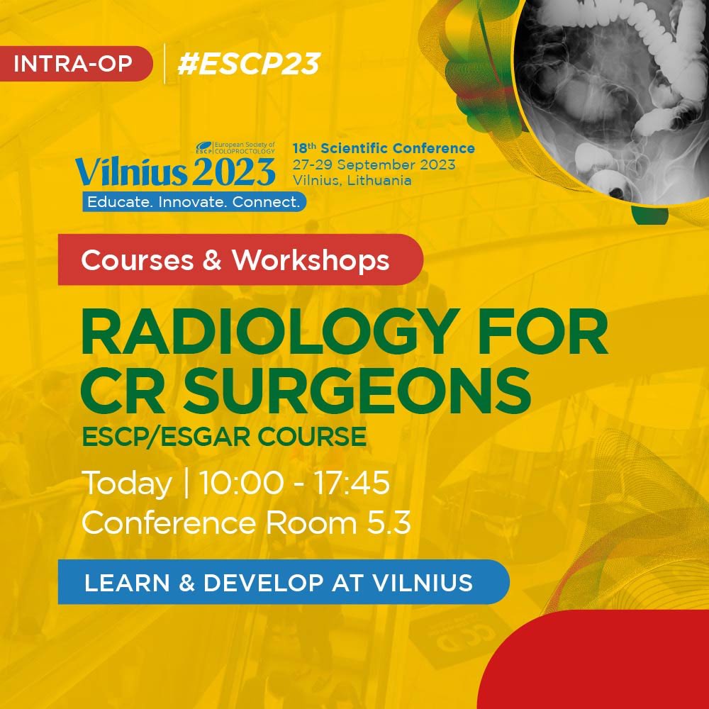 Looking forward to start our participation at @escp_tweets meeting during the Radiology for CR Surgeons course @carmencagigas @HUnivValdecilla