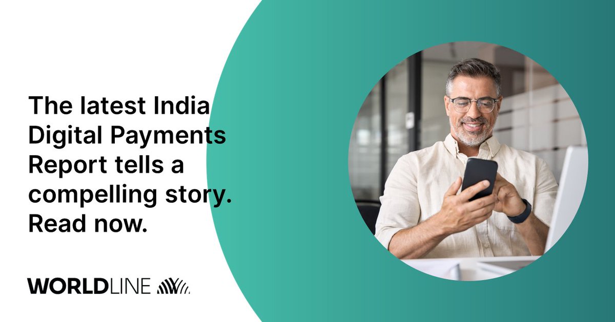 We are thrilled to release our much anticipated India Digital Payments Report - H1 2023. Discover the compelling story of the #payments landscape in India in our report, read it now: okt.to/k9orWI #WorldlineIndia