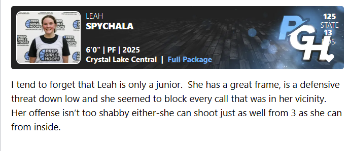 Thank you <a href="/pgh_lisa/">PrepGirlsHoopsLisa</a> for the write up from this weekend <a href="/PGHIllinois/">Prep Girls Hoops Illinois</a> Top 250 Expo!  It was a great experience! <a href="/FullPackageGrls/">Full Package Athletics 3SSB Girls</a> @clctigersgbb <a href="/CoachDSells/">Dylan Sells</a>