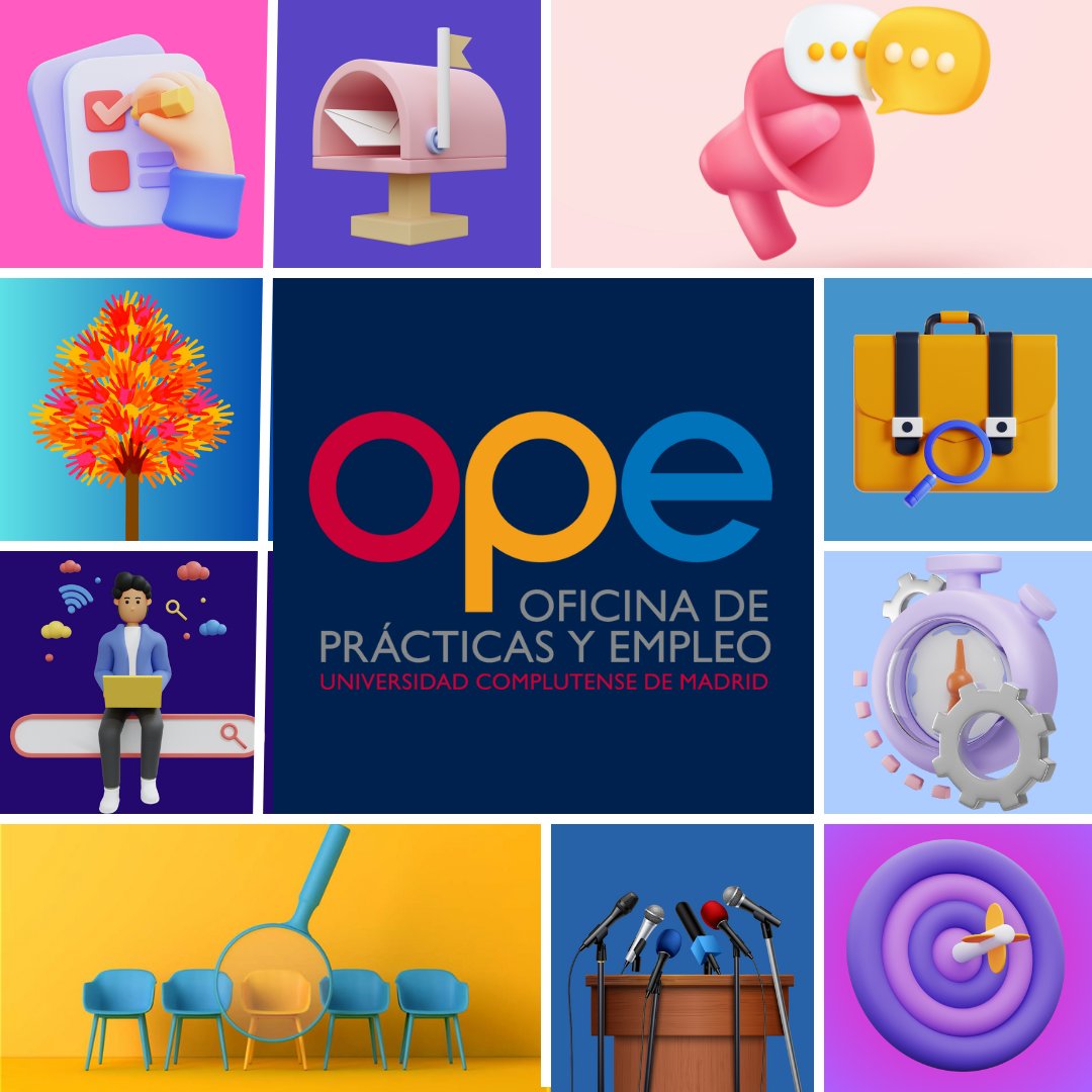 ¿Conoces los seminarios que imparte la OPE? Mejora tu empleabilidad con el Plan UCM de Formación para el Empleo, cursos presenciales y online, gratuitos para estudiantes y graduados por <a href="/unicomplutense/">Complutense</a> , y que cuentan con reconocimiento de créditos.
ucm.es/ope/formacion