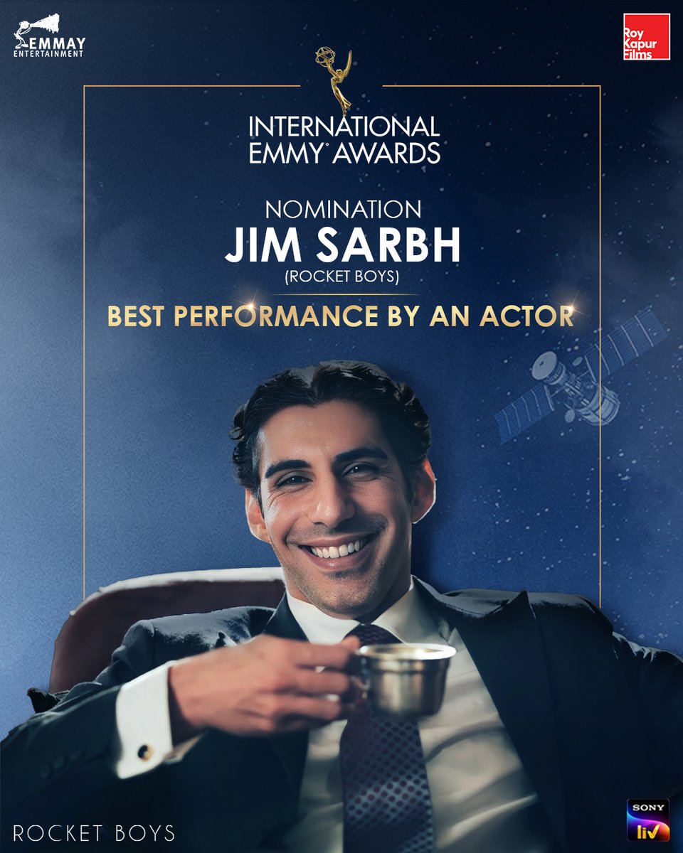 Extremely proud as @jimSarbh's 'Rocket Boys' journey takes a cosmic turn with an @iemmys nomination! 🚀🌟 Many congratulations to you, our Homi Bhabha, only onward and upward! #RocketBoys #EmmyAwards2023 #EmmyAwards #2023InternationalEmmyAwards #RoyKapurFilms @realabhaypannu…