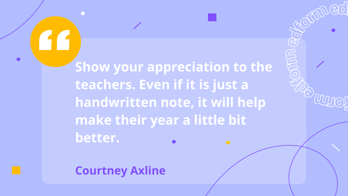 edform_com's tweet image. 👩‍🏫A cool thing to do to support a teacher is to appreciate a teacher! That’s what #CourtneyAxline from #LearningRX recommended parents to do for their kids’ tutors. Live on #KCRG.
 #teacher #school #k12