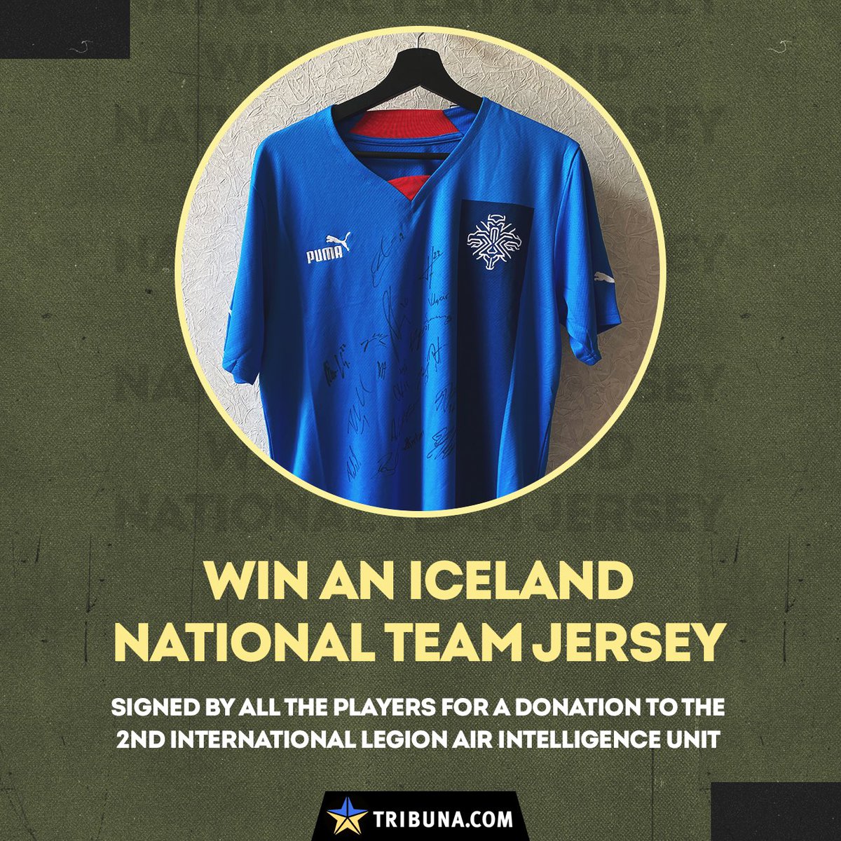 Friends, we continue to raise funds to support the aerial reconnaissance unit of the 2nd International Legion.

For those who will make a donation, we are giving away a shirt of the Iceland national side, signed by the whole team 🇮🇸

We got the shirt from our Icelandic friends 🤝