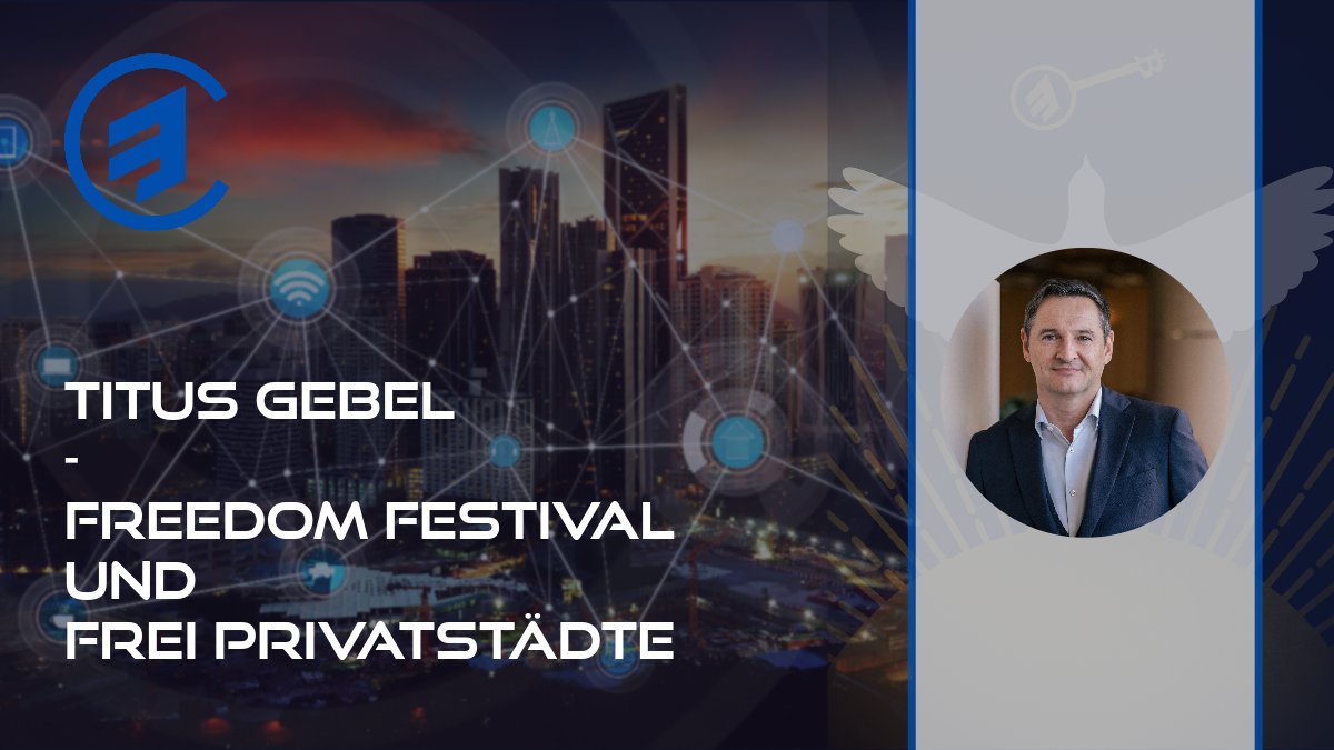 FreeEconForum's tweet photo. Titus Gebel im Gespräch 📢🔥

Wie werden freie Privatstädte unsere Zukunft bestimmen?🤔👀

Video Link im ersten Kommentar! 👇🔥🔥

#FEF #Titusgebel #Freedomfestival #newpaths #freeeconomicforum https://t.co/CGW6NrI0yA