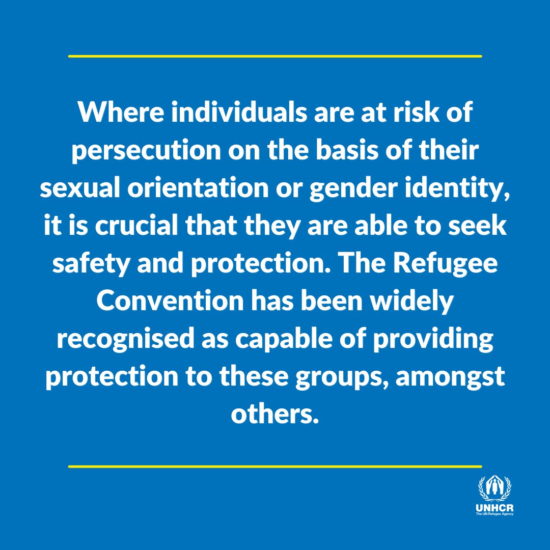 The Refugee Convention is the cornerstone of international refugee protection and remains a life-saving instrument that ensures millions of people fleeing conflict and persecution each year can access safety and protection across borders. UNHCR statement: unhcr.org/uk/news/press-…