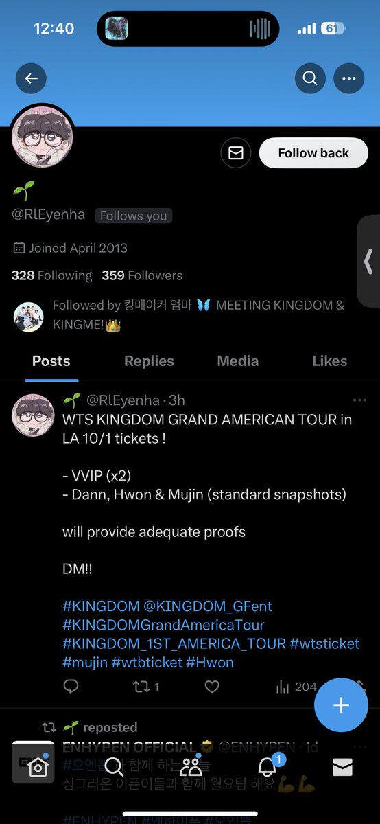 itssamstarz's tweet photo. Another scammer! Idk why they keep contacting me, I’m gonna expose them 😂 #kingdomwts #wtskingdom #KINGDOM_1ST_AMERICA_TOUR https://t.co/auco8tOEZb