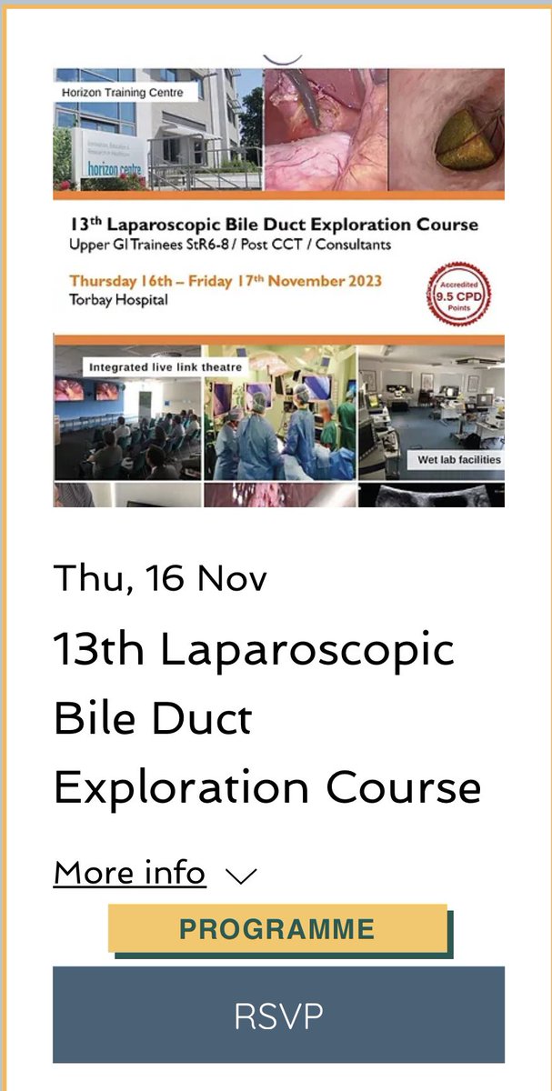 2 places left on the LCBDE Course in November 

southwestsurgicalcourses.com