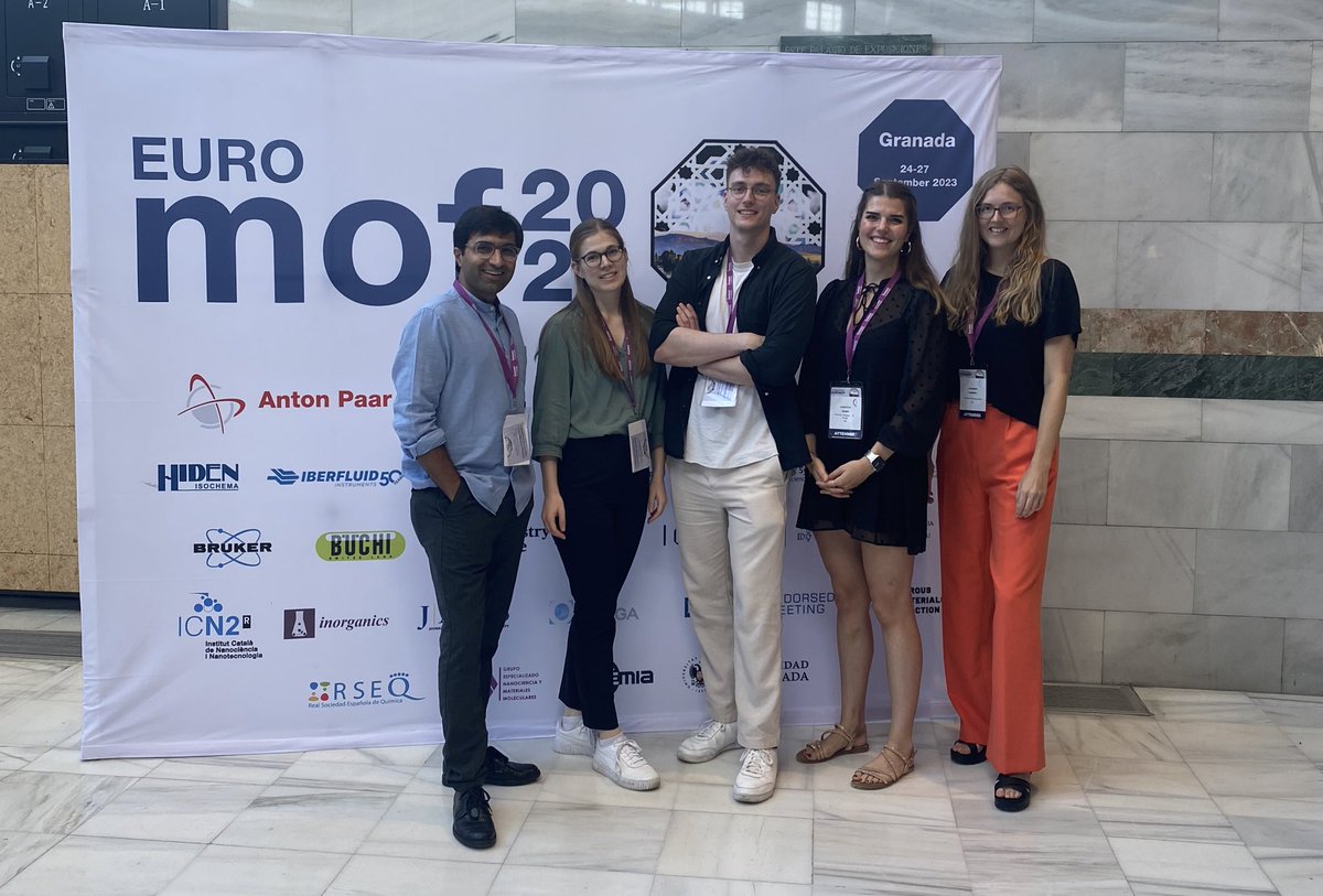 FischerGroup (@fischergrouptum) on Twitter photo Hello Granada! ☀️ Johanna, Lena, Simon, Zahid and Vanessa are spending an educational time at the <a href="/Euromof2023/">EuroMOF 2023</a>. A lot of informative talks and new insights into field of MOF chemistry! ⚛️ #EuroMOF2023 Hello Granada! ☀️ Johanna, Lena, Simon, Zahid and Vanessa are spending an educational time at the <a href="/Euromof2023/">EuroMOF 2023</a>. A lot of informative talks and new insights into field of MOF chemistry! ⚛️ #EuroMOF2023