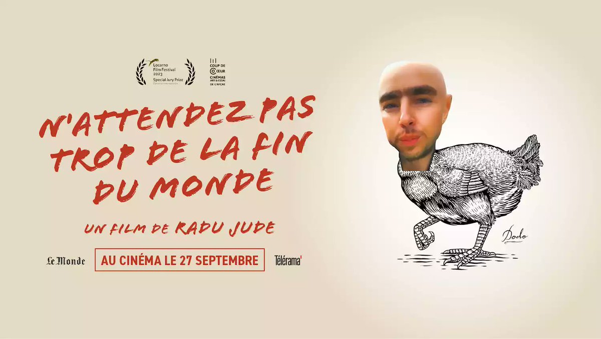 CdBalkans's tweet image. #Cinema 🇷🇴 #NAttendezPasTropDeLaFinDuMonde @MeteoreFilms  @LesFilmsdIci sort mercredi sur les écrans français. Ce nouveau long-métrage de #RaduJude raconte avec humour féroce la société roumaine et les compromissions de chacun. Entretien courrierdesbalkans.fr/Cinema-avec-N-…