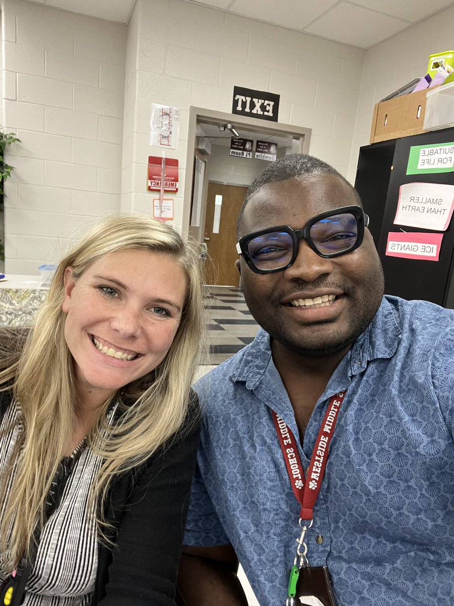 MrQLadson's tweet photo. Work can be so fun when you get to co-teach with a favorite! #DreamTeam https://t.co/qV6venerMF