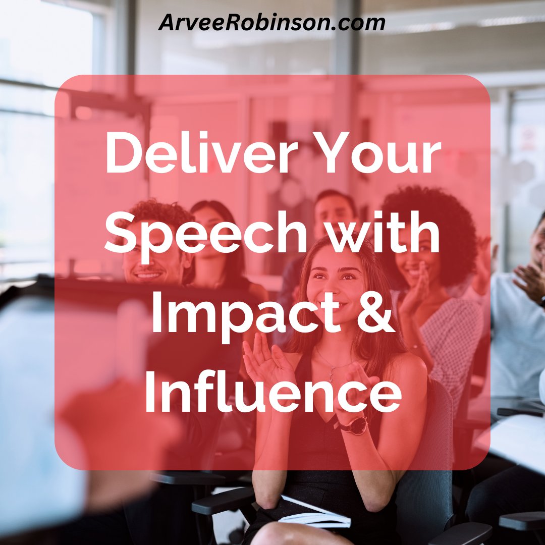 I'm excited to share my newest article- Deliver Your Speech with Impact &amp; Influence. I provide some public speaking tips that will help you make a lasting impression on your audience. linkedin.com/pulse/deliver-…

#article #publicspeaker #publicspeakingtips #arveerobinson