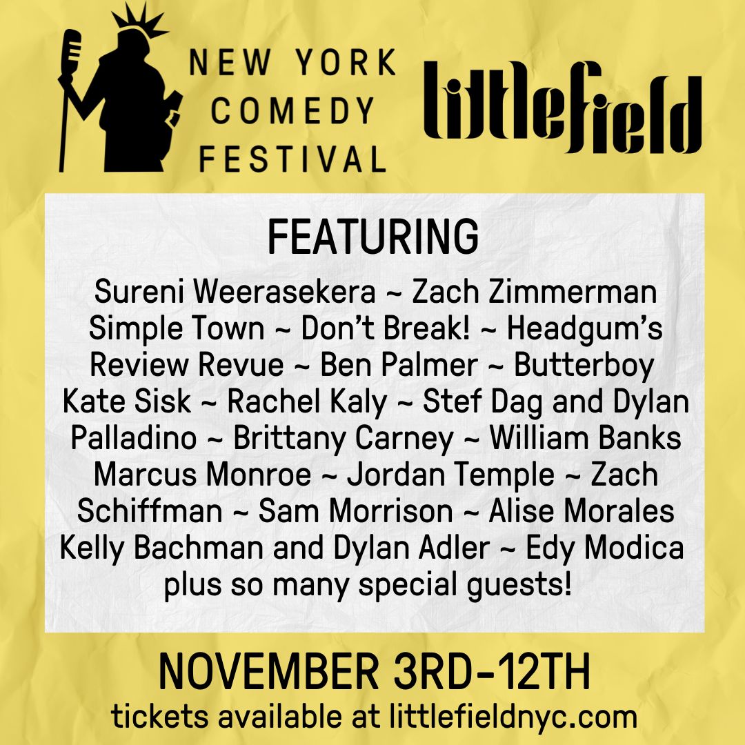HAVE YOU PEEKED OUT #NYCF2023 lineup at Littlefield yet? Because you should probably snag tickets before they start selling out! 😎 Tickets // full schedule available on littlefieldnyc.com!