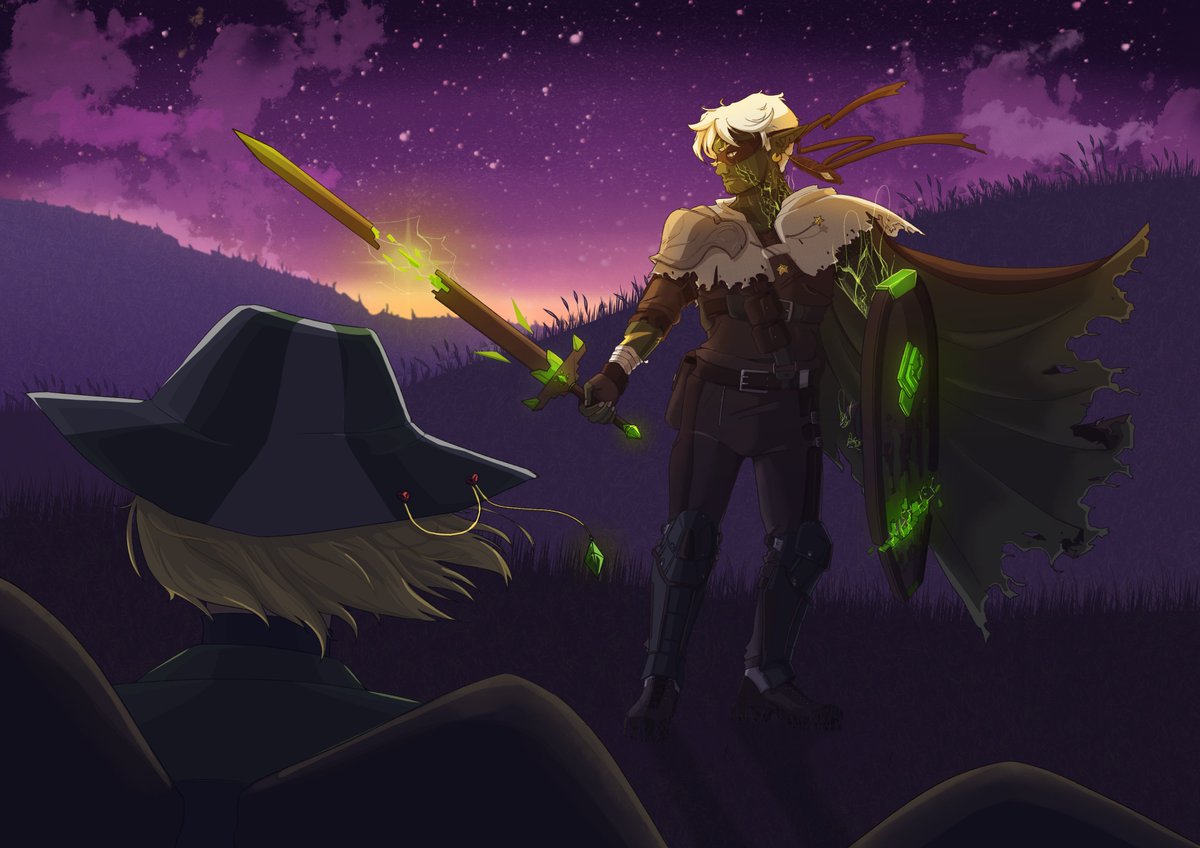 Aellyris_'s tweet photo. The beginning of the end 💫⭐️

#etoilesfanart #Etoiles #philzafanart #qsmp #qsmpfanarts #philza #qsmp #codebreakerduo https://t.co/lornsXLTCz