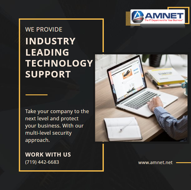 amnetinc's tweet image. Let us help you reach your business goals. Our team of experts specializes in all things IT, from network security to data management. Contact us today! info@amnet.net or (719) 442-6683  #theitdepartmentforyourbusiness