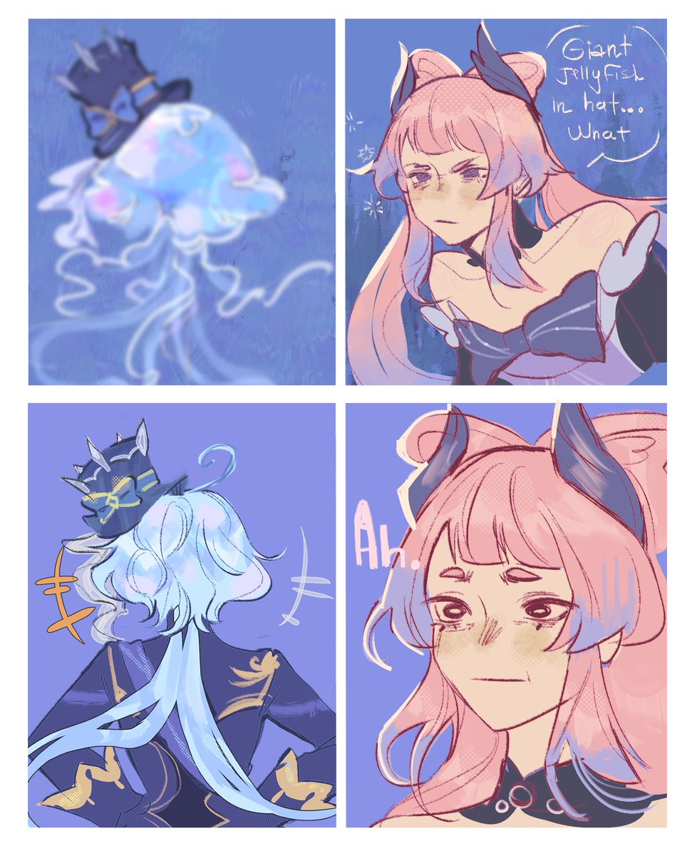 Hehe two archons met #Furina #Focalors #kokomi