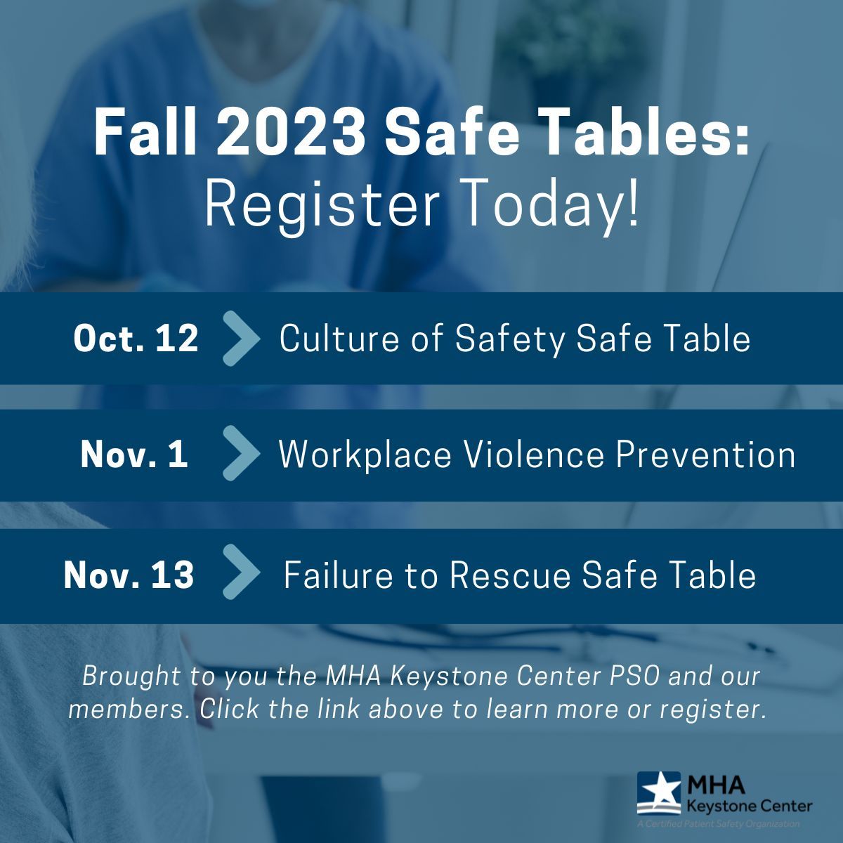 Don't miss upcoming Fall 2023 #SafeTable events! To register or learn more, visit:

▶️ Oct. 12 (Battle Creek, MI) 🔗 bit.ly/48q7TX1
▶️ Nov. 1 (Southfield, MI) 🔗 bit.ly/46qXyYO
▶️ Nov. 13 (Traverse City, MI) 🔗 bit.ly/48pEI6h