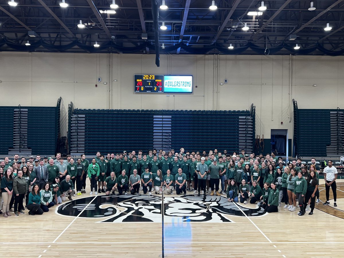 The Rams are all #DalerStrong, wearing green in support of the community today! #dalerforaday #whyd3 <a href="/NCAADIII/">NCAA Division III</a> <a href="/SkylineConfD3/">Skyline Conference</a> <a href="/KMaherNews12/">Kevin Maher</a> <a href="/NewsdaySports/">Newsday Sports</a> <a href="/BruceBeck4NY/">Bruce Beck</a>