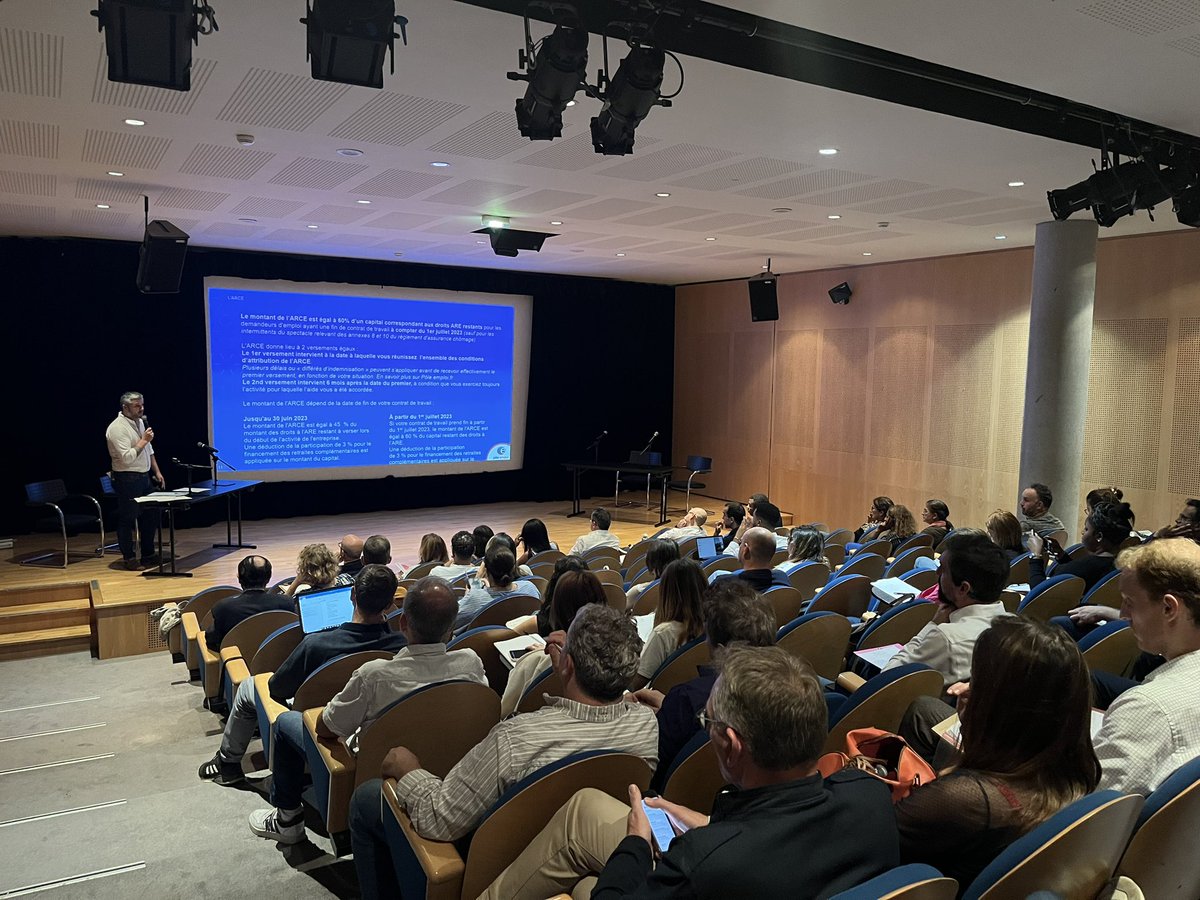 💼 Aujourd’hui s’est tenue la journée d’information à la création d’entreprise à Rueil. Un grand merci à @poleemploi_IDF et ses partenaires d’avoir organisé des conférences sur les étapes d’émergence d’un projet et les aides financières possibles #ReStart2023