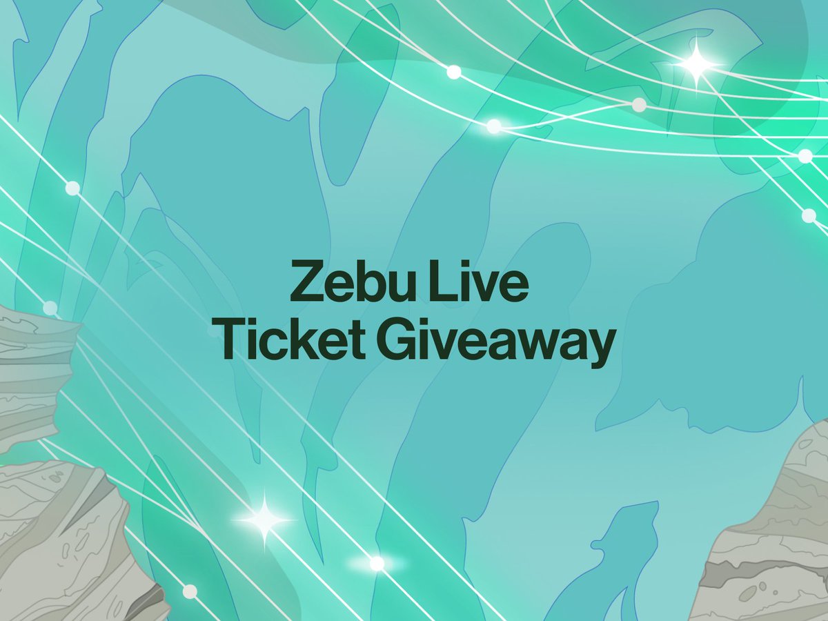 We're giving away 5 tickets for @Zebu_live! 👀
#London, October 5th-6th

How to enter?
Like & RT this post
Follow @ChronicleLabs & @Zebu_live 
Keep an eye on your DMs! 

Winners announced Friday 29th. 
Good luck! 💚

#Crypto #LondonBlockchainWeek #ZebuLive