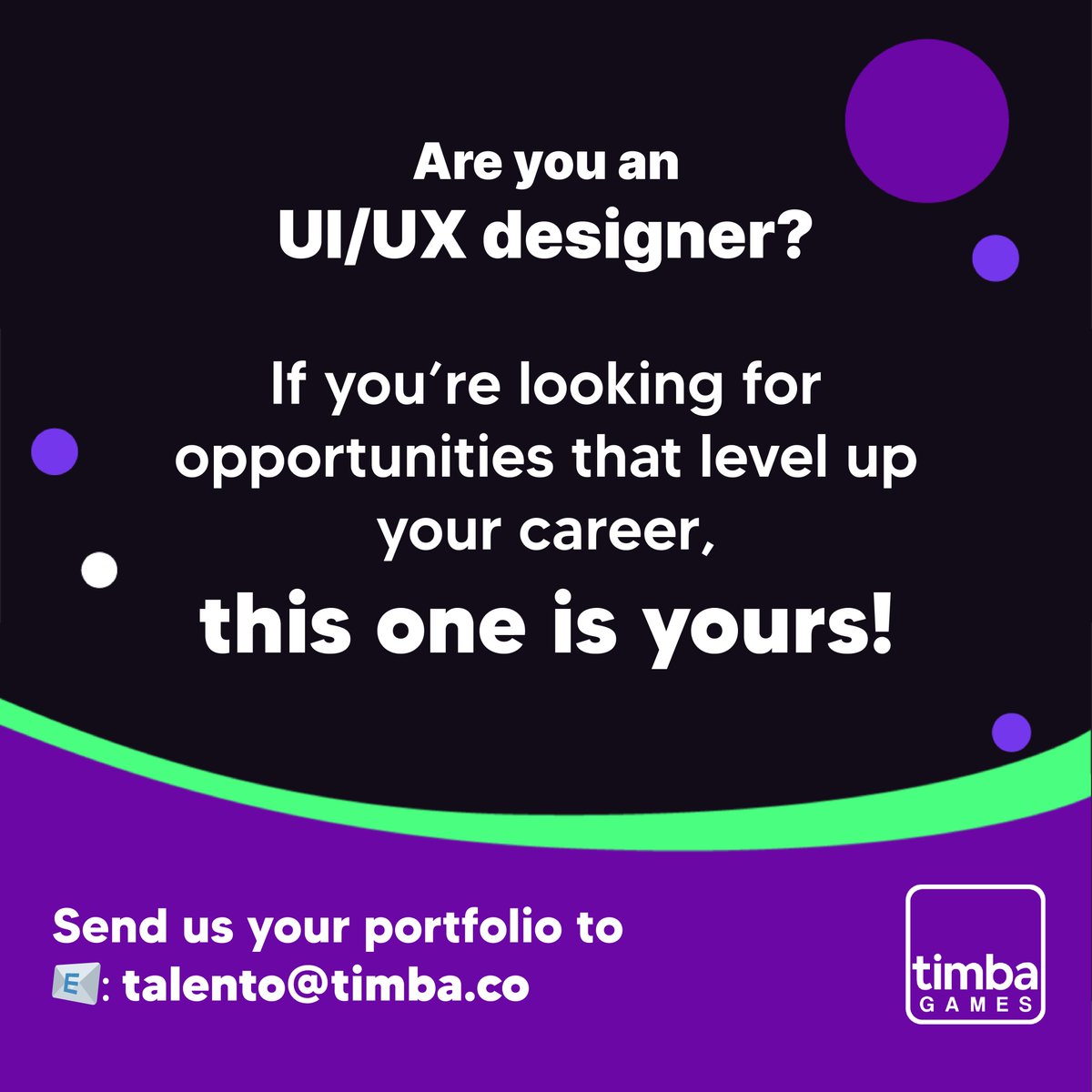 timbagames's tweet photo. Calling all UI/UX Designers with a love for indie video games 🎮! If you're a talented designer in search of a meaningful project, look no further. Join us in crafting an unforgettable gaming experience! 🕹️ #IndieGameDesign #UIjobs #UXjobs #JobAlert #UIUX #GameJobs https://t.co/8viv4VlCPB