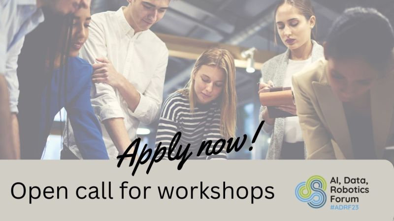 Adra_eu_'s tweet photo. 🚀 Workshop Proposal Submissions🌟We welcome proposals covering a vast array of topics at the intersection of #AI #Data #Robotics
🎯 Deadline: Sept 29th, 2023. Submit now: https://t.co/1Zlubhnc6q
🌐 #ADRF23 @HorizonEU @BDVA_PPP @vision_claire @ELLISforEuro #EurAI @eu_Robotics https://t.co/2l92XYjMBq