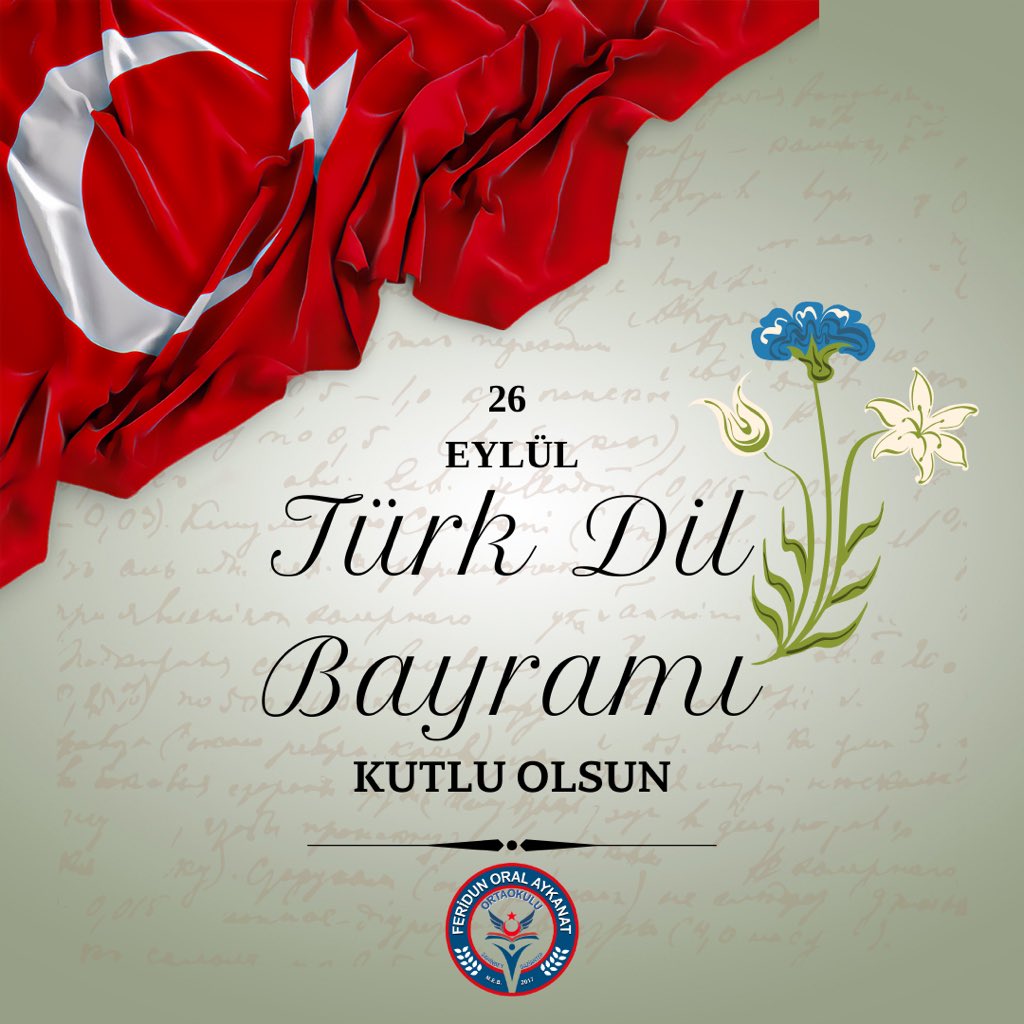 #26EylülTürkDilBayrami