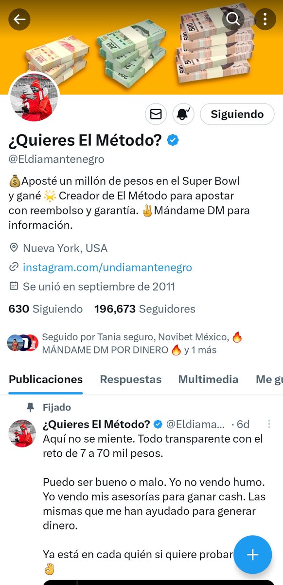 MiguelNave4's tweet photo. @Eldiamantenegro Ganaste 172,000 😎 https://t.co/uzJRNSe7TH