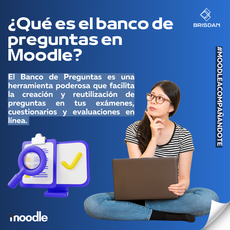 Brisdan_Mx's tweet photo. Un apartado que te ayudará a preparar tus evaluaciones de manera más eficiente 😉, Organiza, reutiliza y personaliza tus preguntas fácilmente.
#proveedormoodle #moodle #brisdan #directores #maestros #colegios #escuelas #lms #plataformaonline