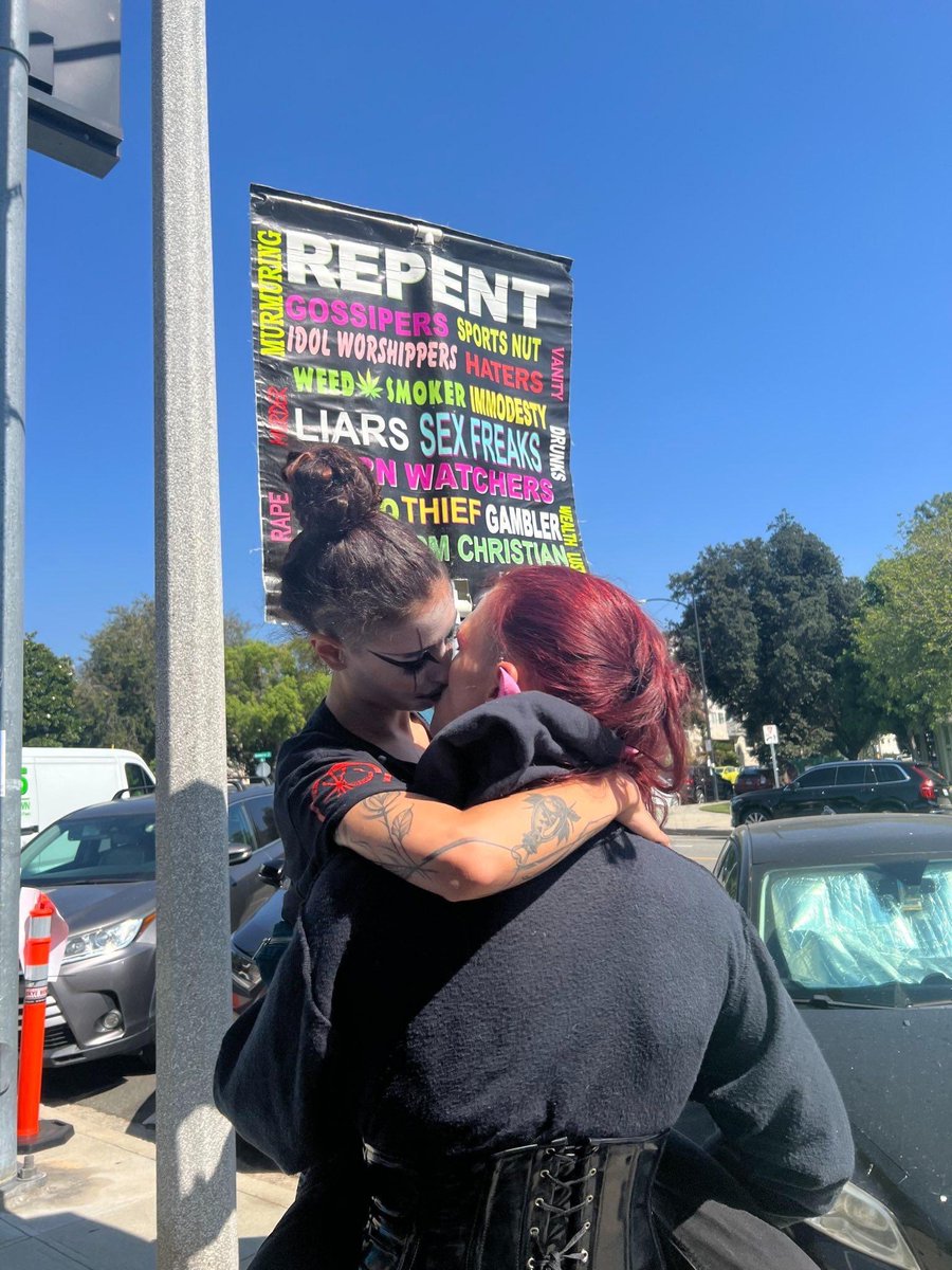 queernationla's tweet photo. What QNLA does when homophobes crash pride in the park #QueerNation https://t.co/MNgOogQpK9
