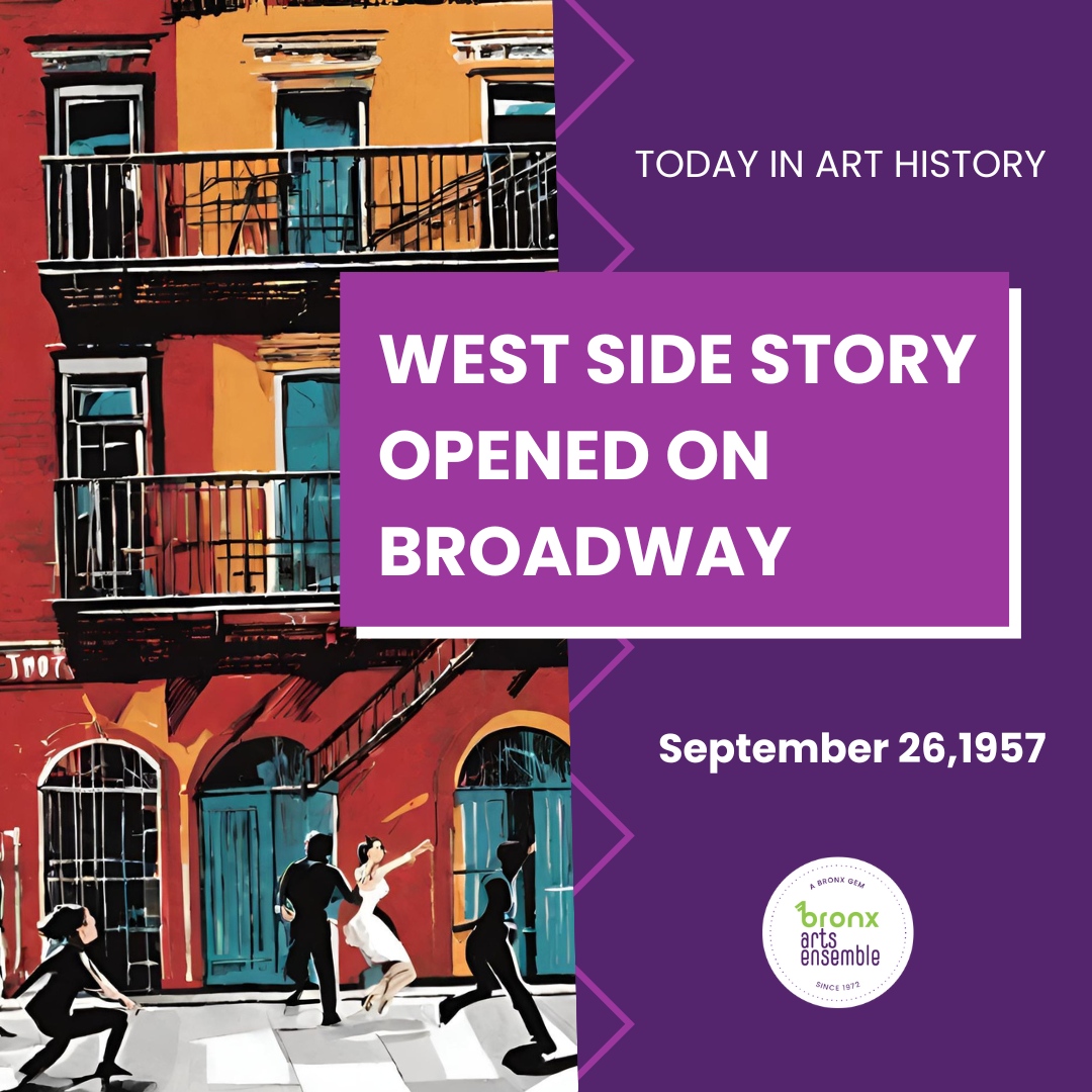🎭 On this day in art history, the iconic "West Side Story" premiered on Broadway. "West Side Story" is a timeless tale of love and conflict between two rival groups, highlighting the struggles of immigrant communities in America.