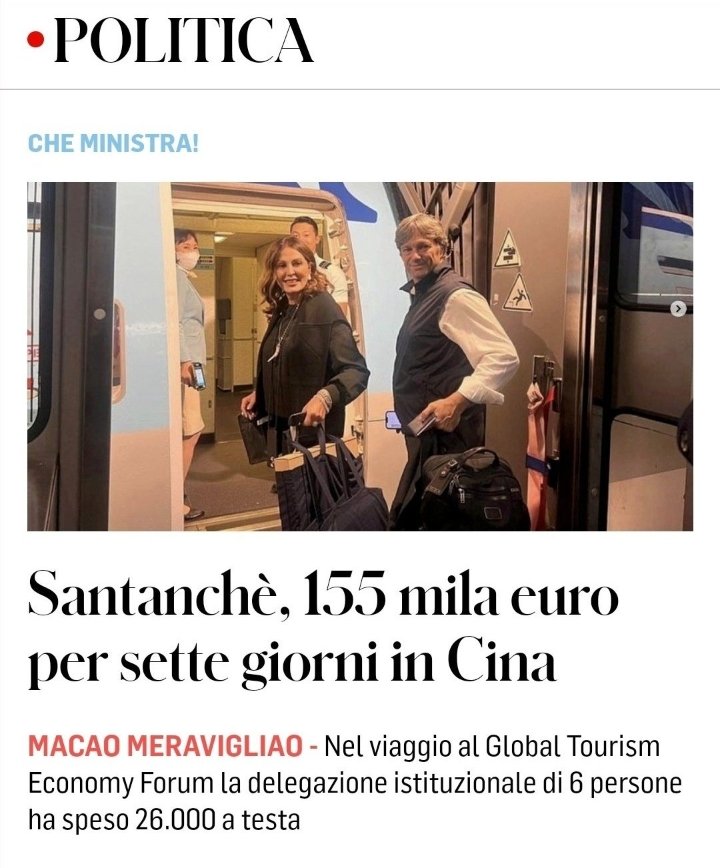 aforista_l's tweet photo. Ha speso meno Brad Pitt in sette anni in Tibet che la #Santanchè in sette giorni in Cina. https://t.co/wsVxsEUGmG