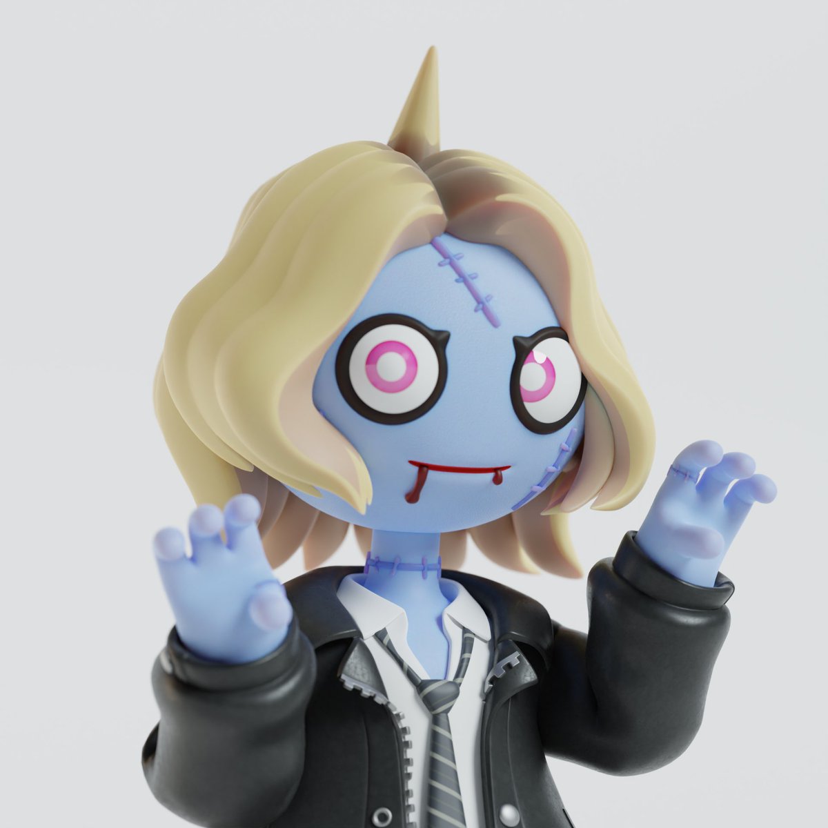 itacon_official's tweet photo. Zombie_002 🧟‍♀️🎃🏫

#ITACON #AvatarToy #zombie #halloween #digitalcollectibles 
#DigitalArt #ArtToys #VisualArt #3dart  #cgart  #characterdesign https://t.co/dBcKZRmq2G